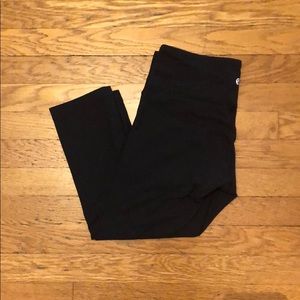 Lululemon Black Wunderunder Crop